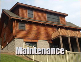 Loretto, Kentucky Log Home Maintenance